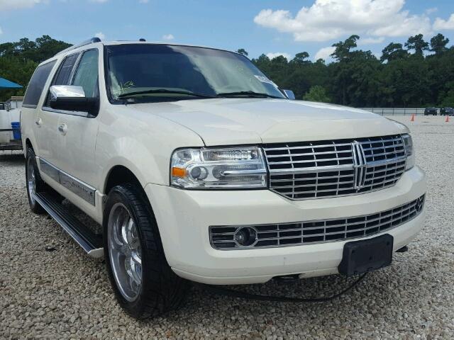 5LMFL27528LJ09707 - 2008 LINCOLN NAVIGATOR WHITE photo 1