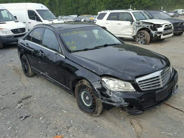 WDDGF8AB4DR272487 - 2013 MERCEDES-BENZ C 300 4MAT BLACK photo 1