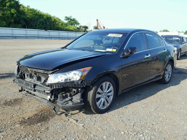 1HGCP3F89BA025985 - 2011 HONDA ACCORD EXL BLACK photo 2