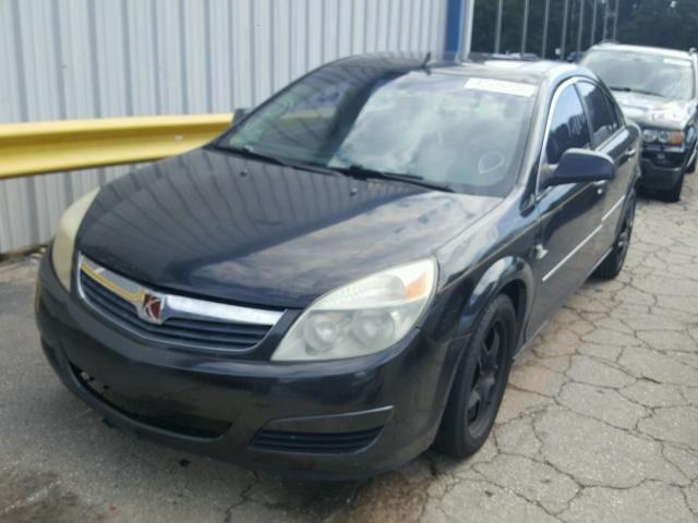 1G8ZS57N28F220257 - 2008 SATURN AURA XE BLACK photo 2