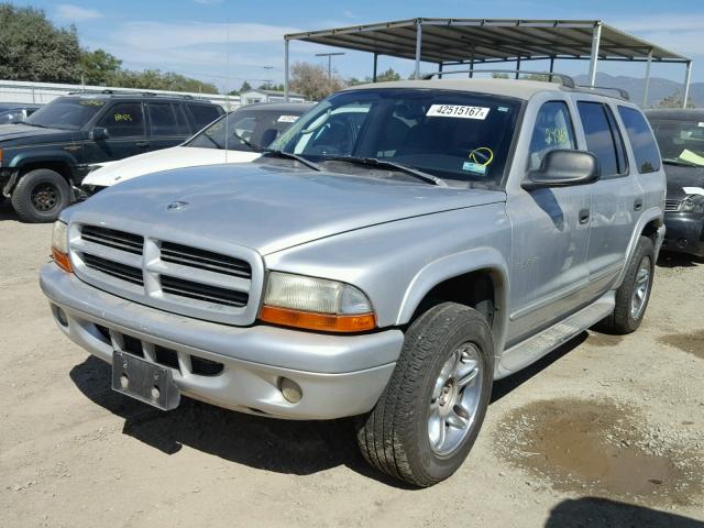 1B4HS78Z92F203393 - 2002 DODGE DURANGO R/ SILVER photo 2