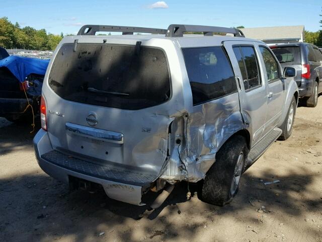 5N1AR18B29C611967 - 2009 NISSAN PATHFINDER SILVER photo 4