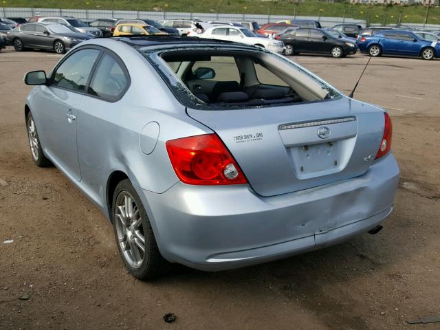 JTKDE177860107648 - 2006 TOYOTA SCION TC 蓝色 照片 3