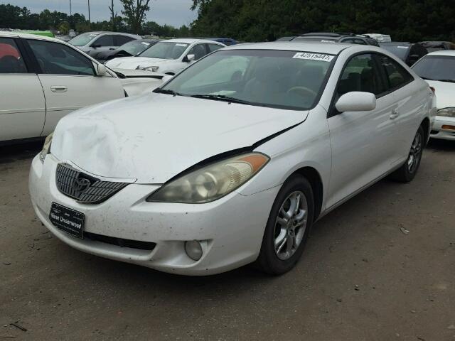 4T1CE38P66U749576 - 2006 TOYOTA CAMRY SOLA WHITE photo 2