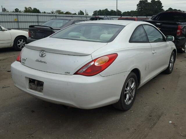 4T1CE38P66U749576 - 2006 TOYOTA CAMRY SOLA WHITE photo 4