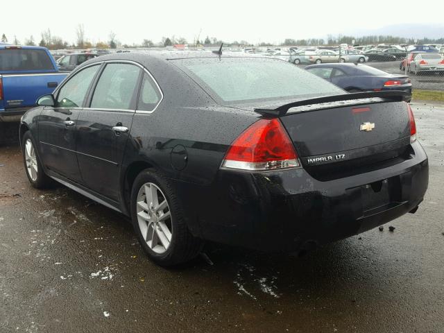 2G1WC5E31D1116439 - 2013 CHEVROLET IMPALA LTZ BLACK photo 3