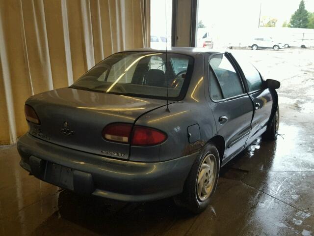 1G1JF524XW7148925 - 1998 CHEVROLET CAVALIER BLUE photo 4