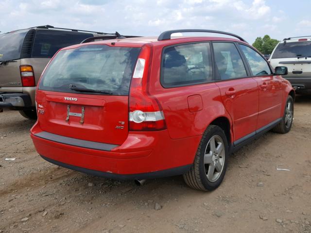 YV1MJ682952060632 - 2005 VOLVO V50 T5 RED photo 4