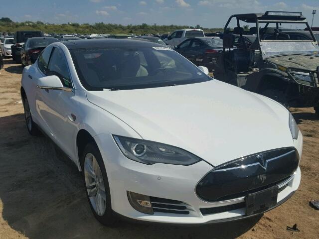 5YJSA1H12EFP40067 - 2014 TESLA MODEL S 白色 照片 1