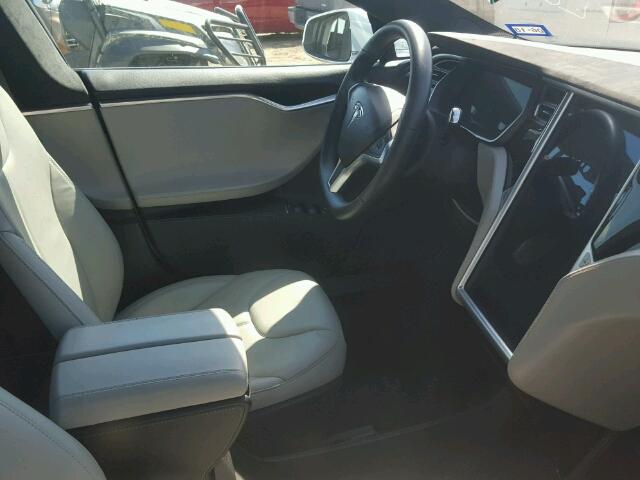 5YJSA1H12EFP40067 - 2014 TESLA MODEL S 白色 照片 5