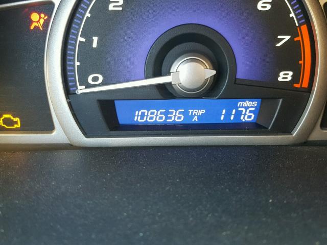 1HGFA16876L088855 - 2006 HONDA CIVIC EX 黑色 照片 8