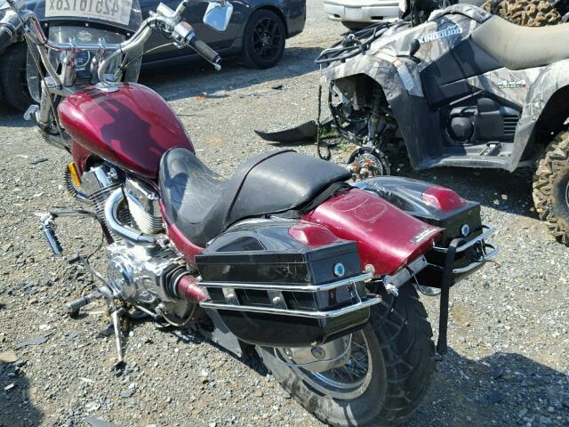 JS1VX51L1P2101502 - 1993 SUZUKI VS1400 GLP BURGUNDY photo 3