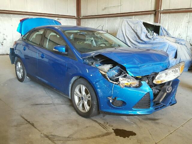 1FADP3F24EL427703 - 2014 FORD FOCUS BLUE photo 1