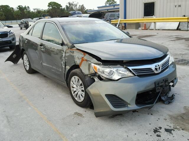 4T1BF1FK4CU633700 - 2012 TOYOTA CAMRY GRAY photo 1