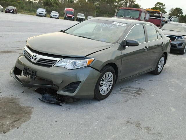 4T1BF1FK4CU633700 - 2012 TOYOTA CAMRY GRAY photo 2