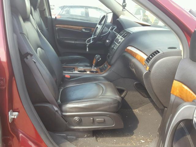 5GZER23707J115894 - 2007 SATURN OUTLOOK XR მუქწითელი ფოტო 5