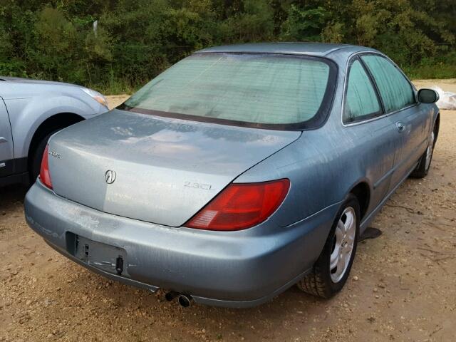 19UYA3241WL000342 - 1998 ACURA 2.3CL TURQUOISE photo 4