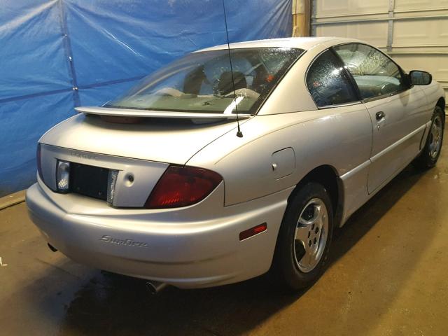 1G2JB12F837309785 - 2003 PONTIAC SUNFIRE SILVER photo 4