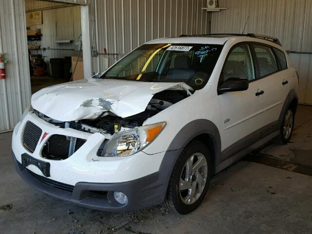 5Y2SL65877Z413766 - 2007 PONTIAC VIBE WHITE photo 2