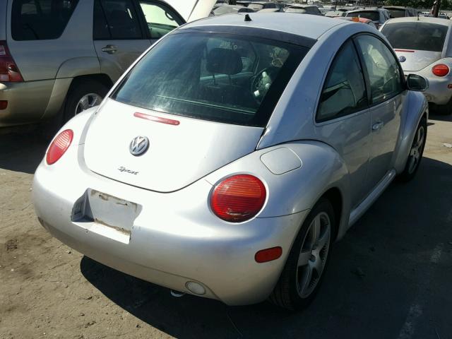 3VWCP21C53M440484 - 2003 VOLKSWAGEN NEW BEETLE 银色 照片 4