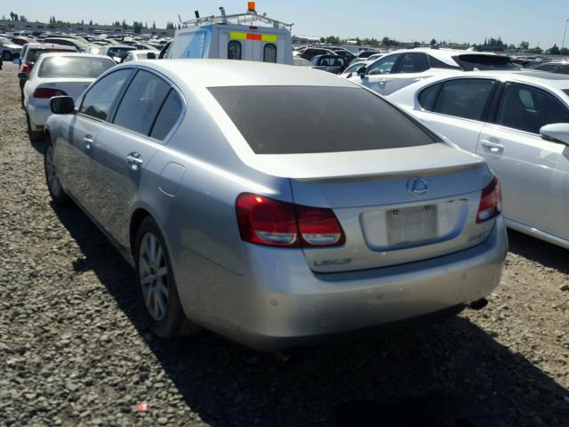 JTHBH96SX65043513 - 2006 LEXUS GS GENERAT SILVER photo 3