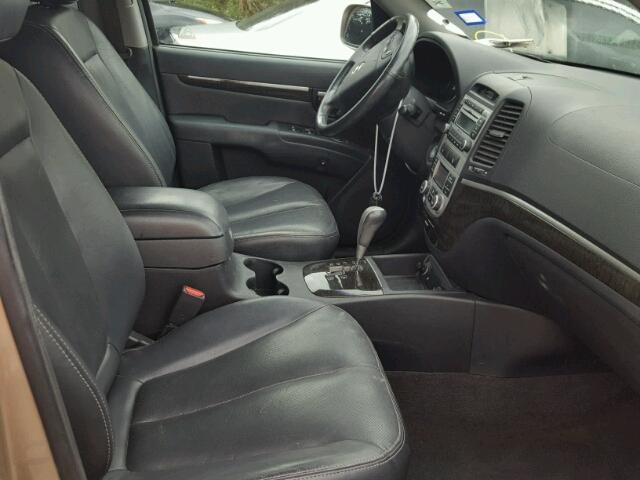 5NMSH13E27H075159 - 2007 HYUNDAI SANTA FE S 金色 照片 5