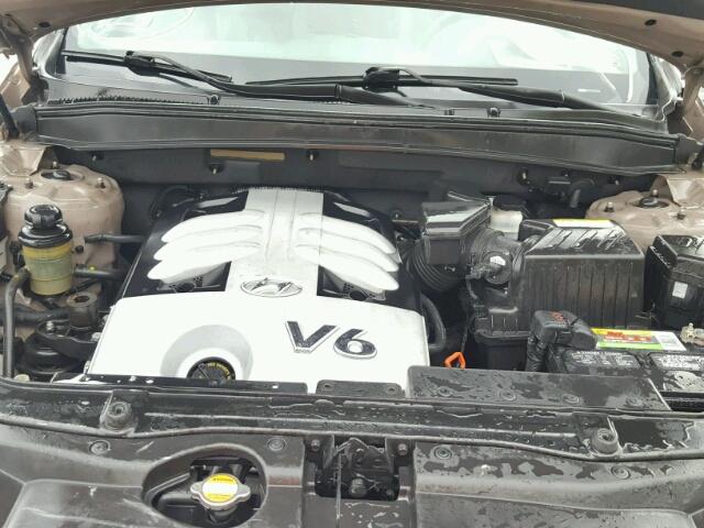 5NMSH13E27H075159 - 2007 HYUNDAI SANTA FE S 金色 照片 7