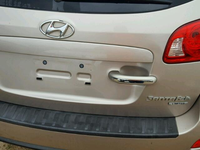 5NMSH13E27H075159 - 2007 HYUNDAI SANTA FE S 金色 照片 9