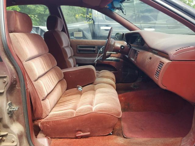 1G1BN53E9MW149405 - 1991 CHEVROLET CAPRICE CL 栗色 照片 5