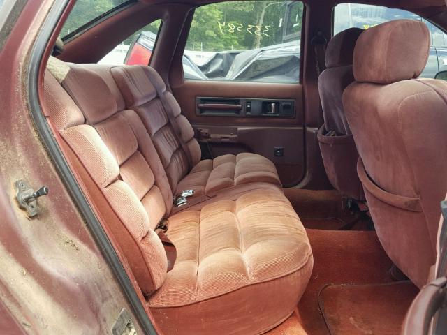 1G1BN53E9MW149405 - 1991 CHEVROLET CAPRICE CL 栗色 照片 6