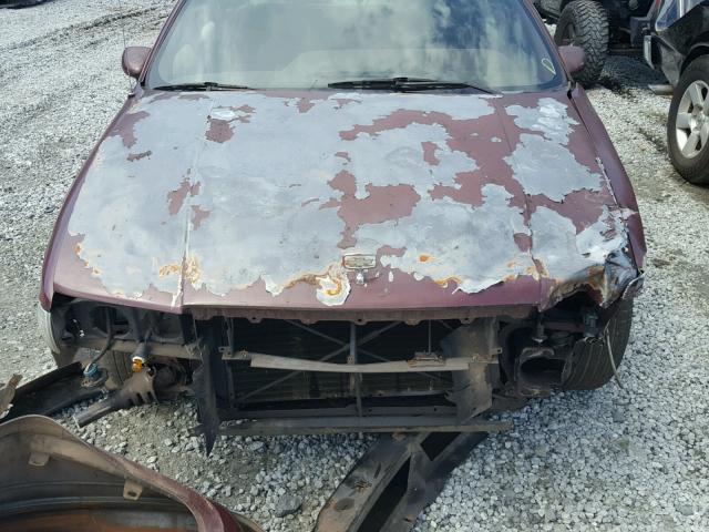 1G1BN53E9MW149405 - 1991 CHEVROLET CAPRICE CL 栗色 照片 7