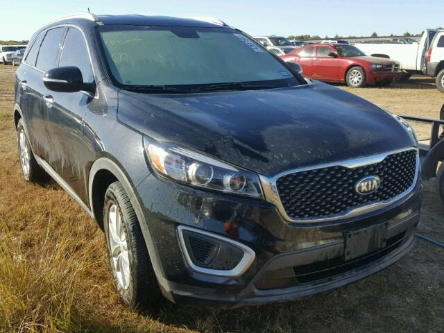 5XYPG4A57HG292117 - 2017 KIA SORENTO LX BLACK photo 1