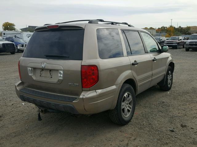 2HKYF18535H538273 - 2005 HONDA PILOT EXL GOLD photo 4