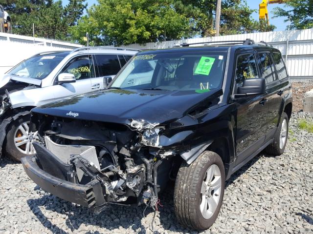 1C4NJRCB1ED684884 - 2014 JEEP PATRIOT LI BLACK photo 2