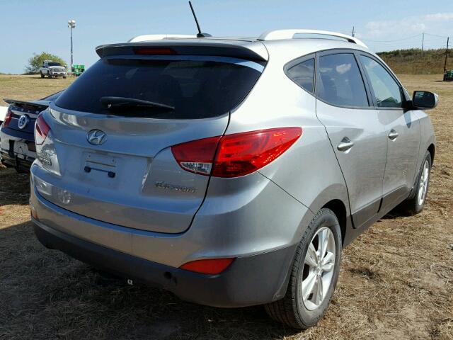 KM8JU3AC1CU337112 - 2012 HYUNDAI TUCSON GRAY photo 4