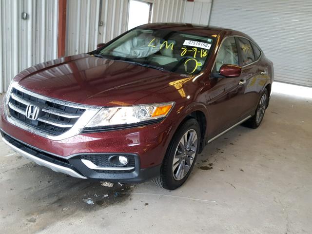 5J6TF1H5XEL002632 - 2014 HONDA CROSSTOUR BURGUNDY photo 2