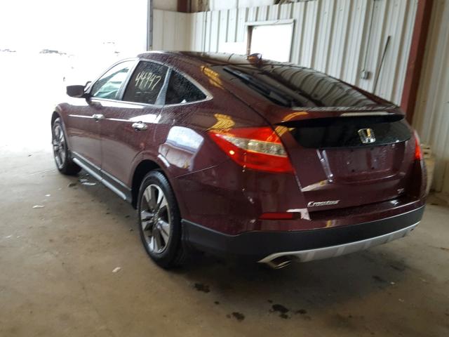 5J6TF1H5XEL002632 - 2014 HONDA CROSSTOUR BURGUNDY photo 3