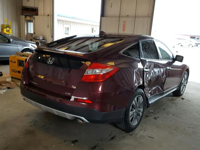 5J6TF1H5XEL002632 - 2014 HONDA CROSSTOUR BURGUNDY photo 4