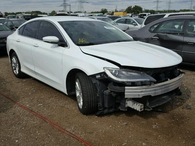 1C3CCCAB7FN657058 - 2015 CHRYSLER 200 WHITE photo 1