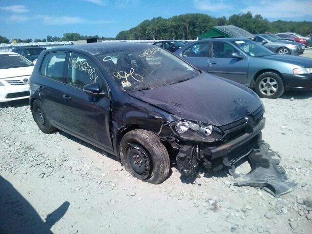 WVWDB7AJ3CW278484 - 2012 VOLKSWAGEN GOLF BLUE photo 1