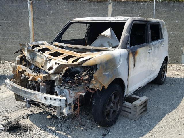 JTLKE50E781034563 - 2008 TOYOTA SCION XB Verbrannt Foto 2