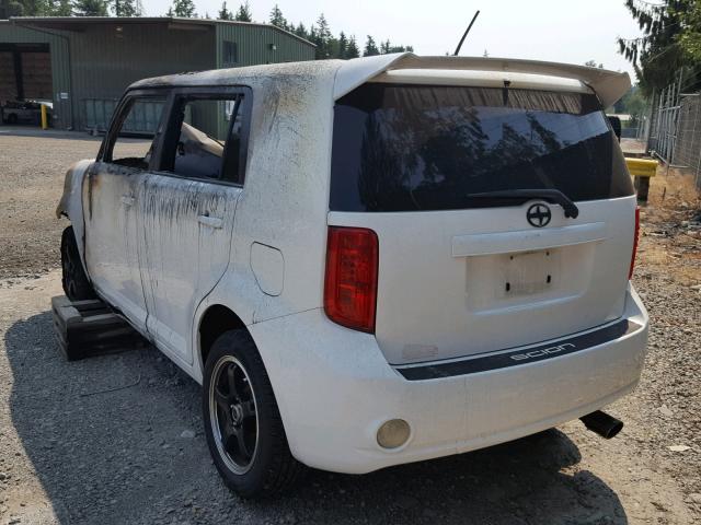 JTLKE50E781034563 - 2008 TOYOTA SCION XB Verbrannt Foto 3