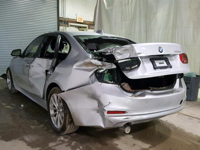 WBA8E5G32HNU44946 - 2017 BMW 320 XI SILVER photo 3