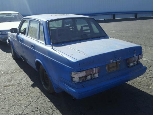 YV1AS8813N1473512 - 1992 VOLVO 240 BASE BLUE photo 3