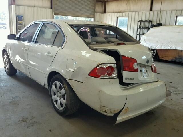 KNAGE123785193823 - 2008 KIA OPTIMA LX WHITE photo 3