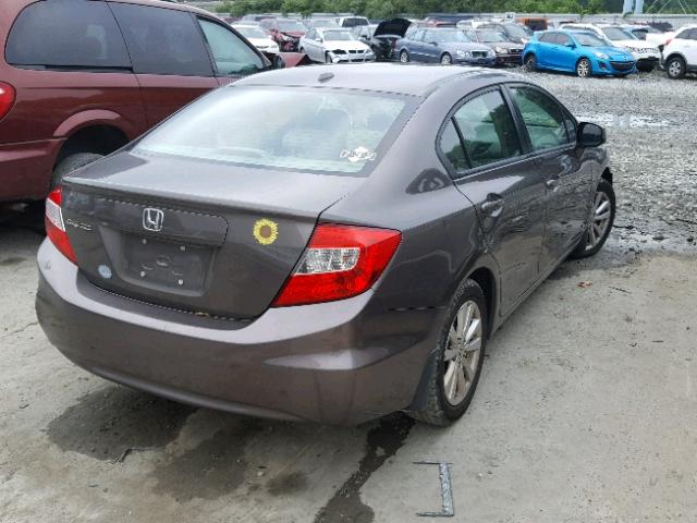 19XFB2F93CE301847 - 2012 HONDA CIVIC EXL 银色 照片 4