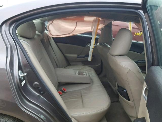 19XFB2F93CE301847 - 2012 HONDA CIVIC EXL 银色 照片 6