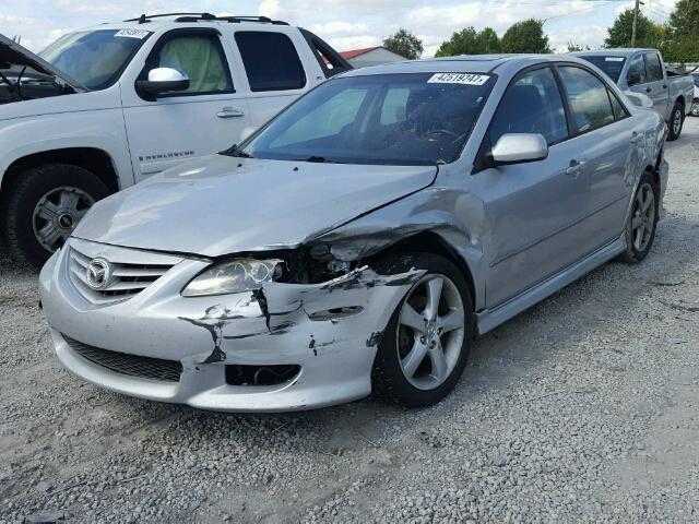 1YVHP80C755M72644 - 2005 MAZDA 6 I SILVER photo 2