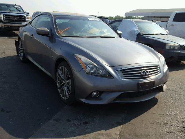 JN1CV6FE6EM900604 - 2014 INFINITI Q60 BASE CHARCOAL photo 1