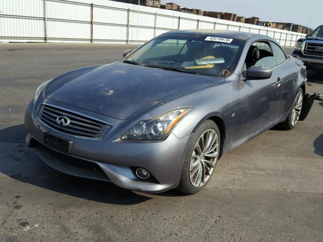 JN1CV6FE6EM900604 - 2014 INFINITI Q60 BASE CHARCOAL photo 2